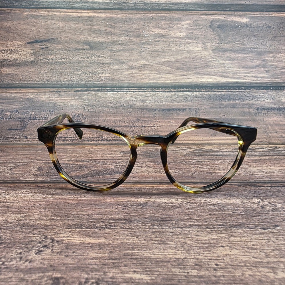 Warby Parker Percey 256 Tortoise Shell Eyeglasses Frames 48-20-140 Acetate Round